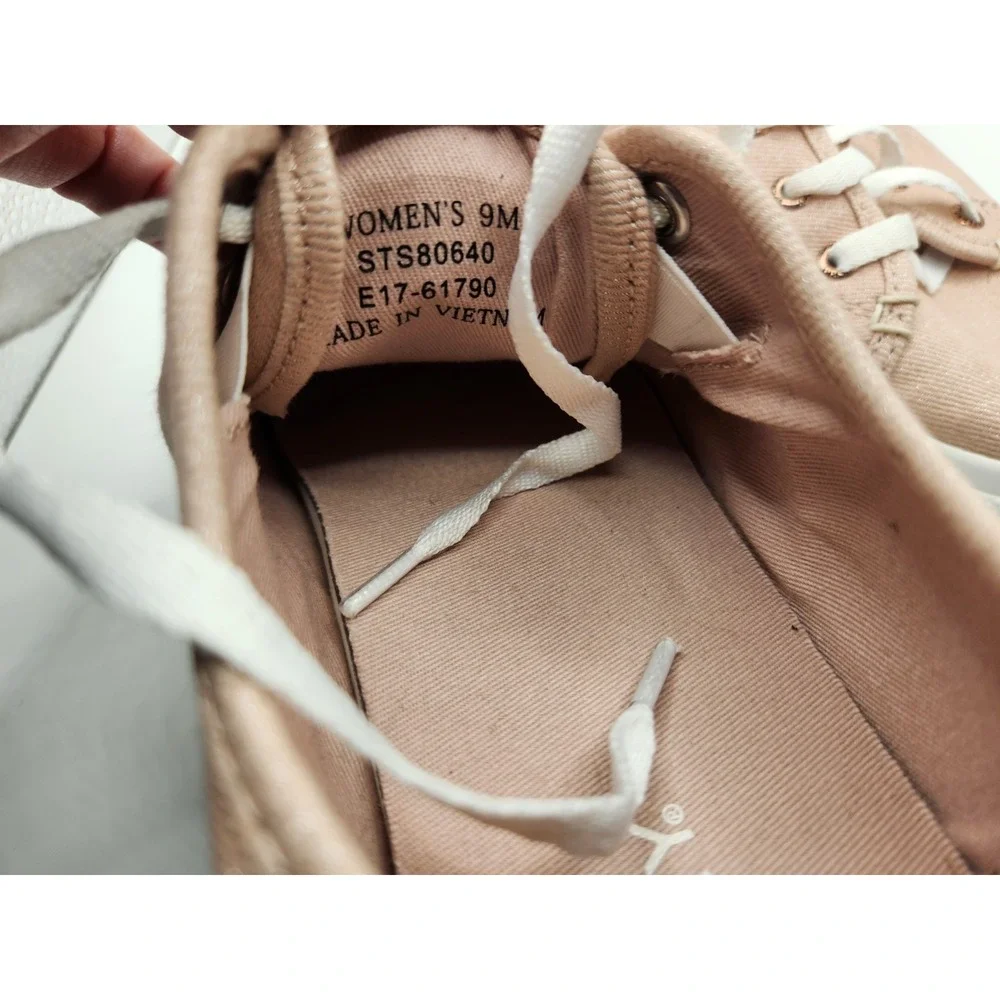 Sperry Top Sider‎ Memory Foam Light Pink Lace Up Shoes Womens Size 9M